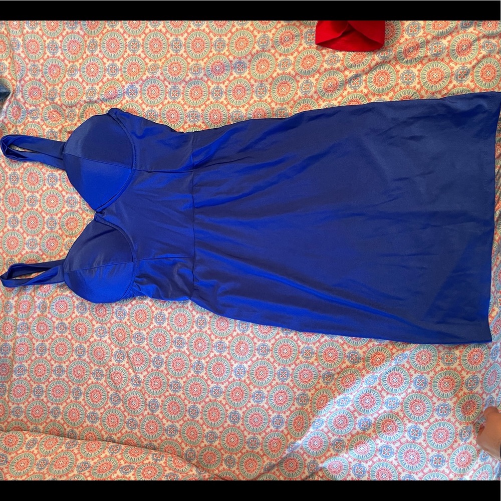 Sexy blue dress for a night out
